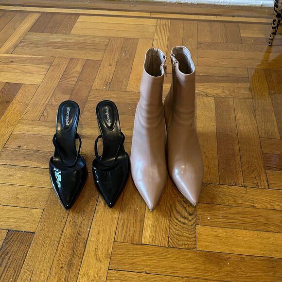 Jefferey Campbell Katerina Nude Ankle Bootie Size 11 - Picture 10 of 10